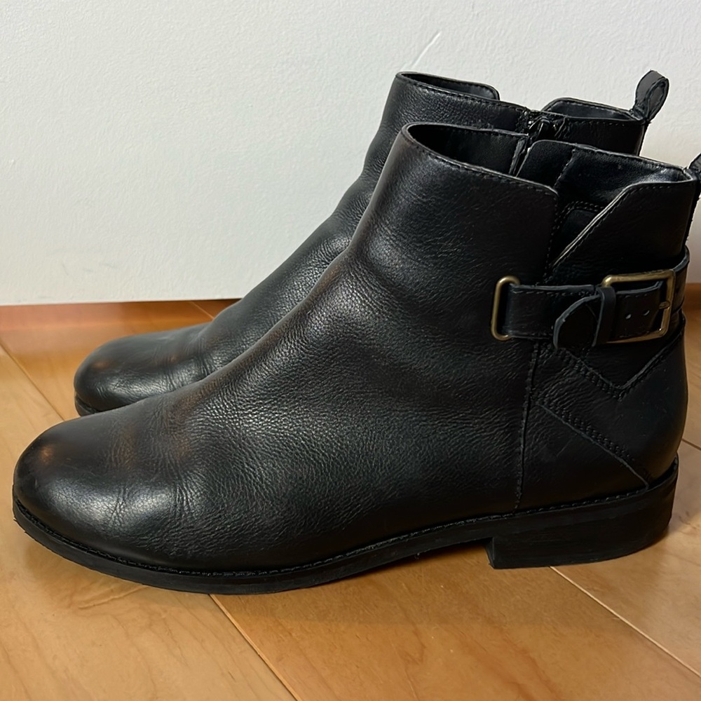 COLE HAAN | Hollyn Ankle Boot | Black leather, Size 11